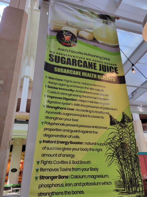 Sugarcane juice is a health food! Food Politics by Marion Nestle
