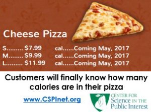 pizza food label