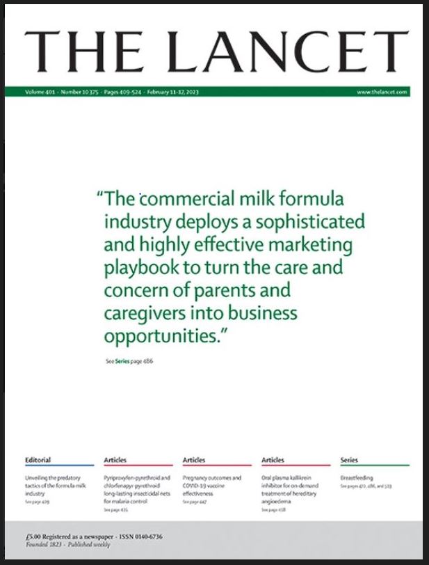 Weekend reading Lancet Commission on Breastfeeding vs the Infant