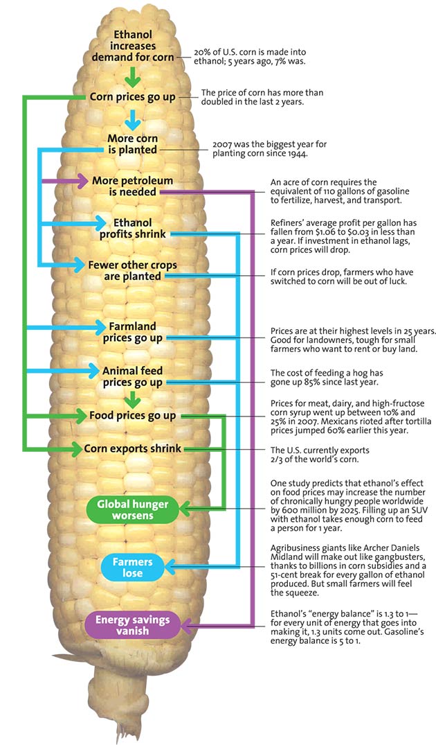 Corn for ethanol a bad idea Food Politics by Marion Nestle